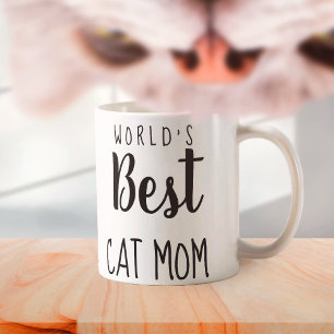Världs bäst kattmamma - anpassade kaffemugg