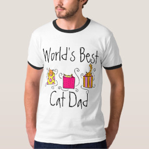 Världs bäst kattpappa tee shirt