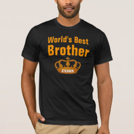 Världs bäst krona A4. för BRODERvintage T-shirt