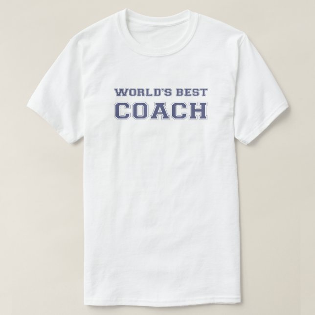 Världs bäst lagledare t-shirt (Design framsida)