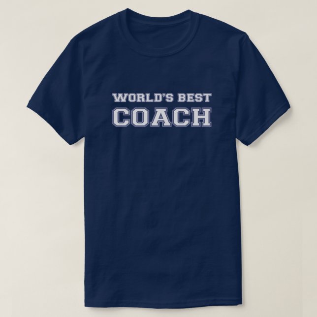 Världs bäst lagledare t-shirt (Design framsida)