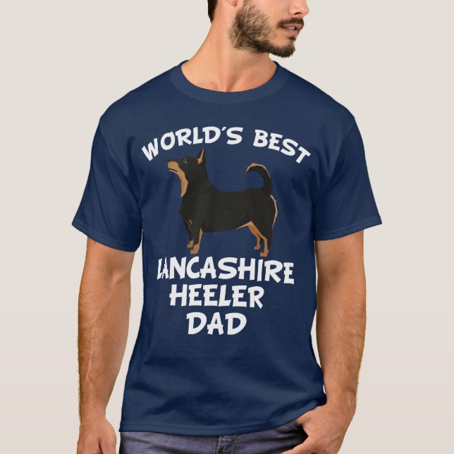 Världs bäst Lancashire Heeler pappa T Shirt (Framsida)