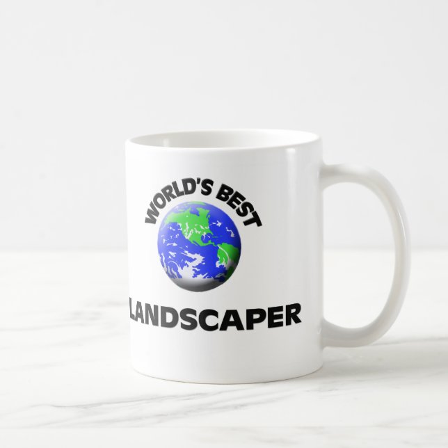 Världs bäst Landscaper Kaffemugg (Höger)