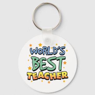 Världs bäst lärare Keychain Nyckelring