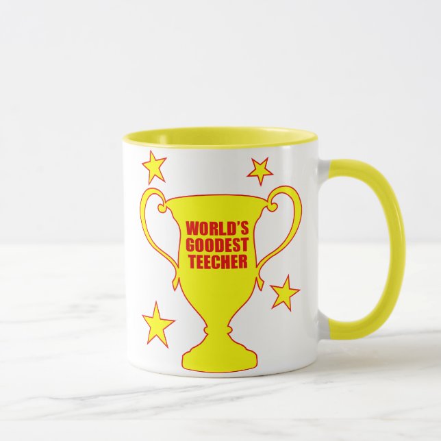 Världs bäst lärare - världs Goodest Teecher Mugg (Höger)