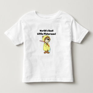 Världs bäst lite fiskare t-shirt