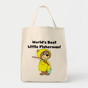 Världs bäst lite fiskareTshirts och gåvor Tygkasse