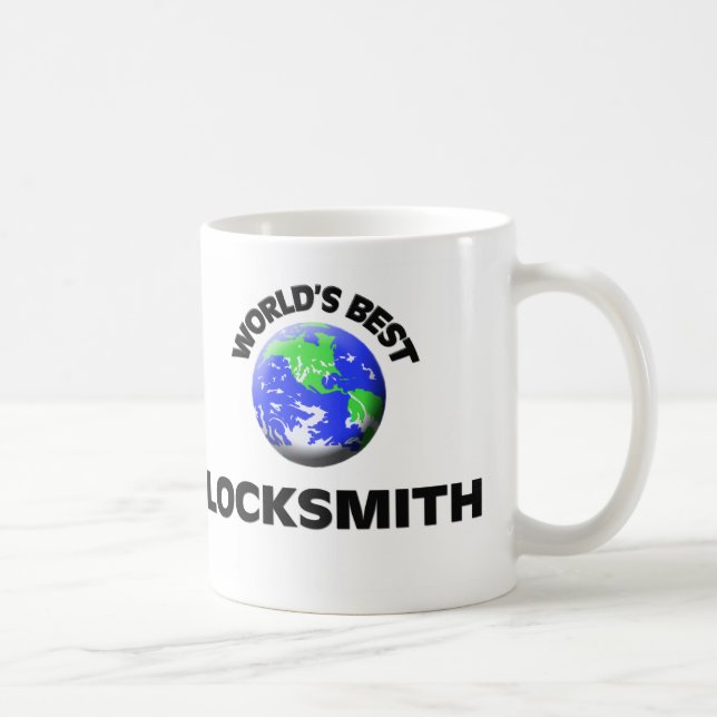 Världs bäst Locksmith Kaffemugg (Höger)