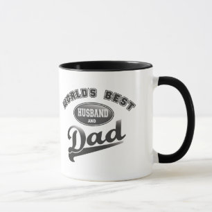 Världs bäst make & pappa mugg