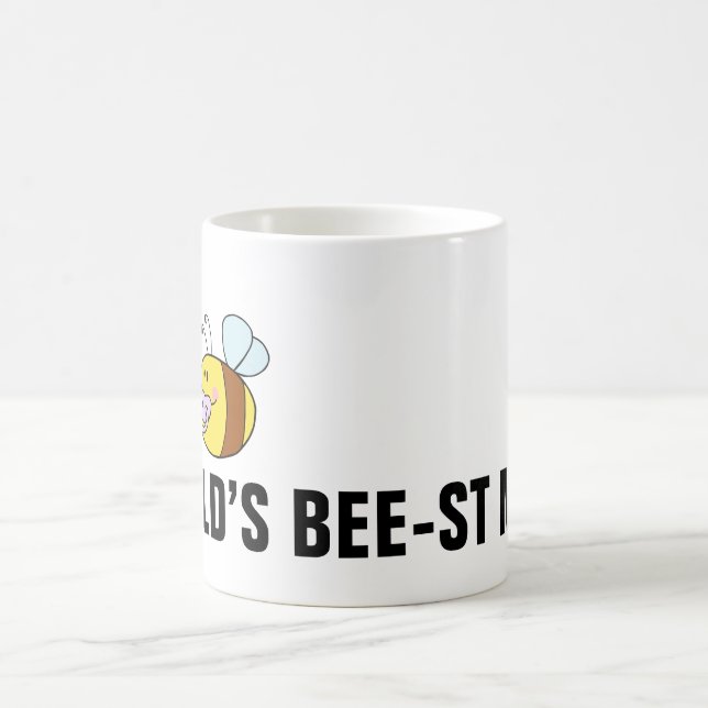 Världs bäst mamma (biet) kaffemugg (Center)
