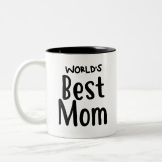 Världs bäst mamma - kaffeTeamugg Två-Tonad Mugg