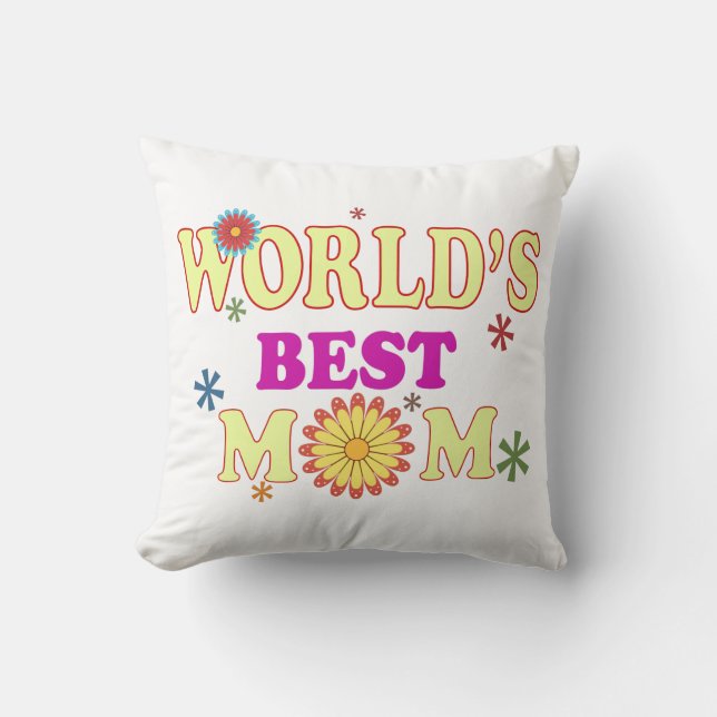 Världs bäst mamma kudde (Framsida)