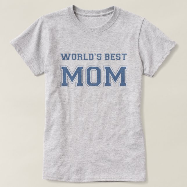 Världs bäst mamma tee shirt (Design framsida)