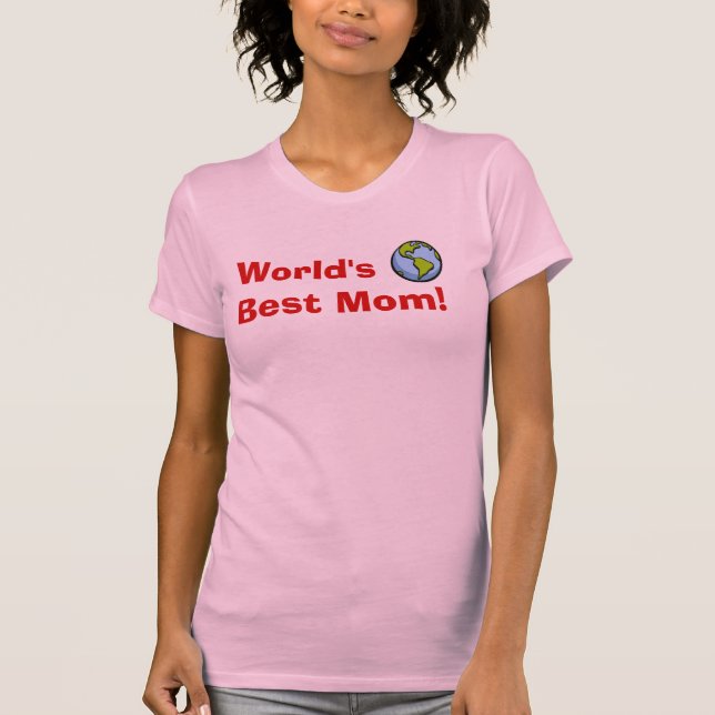 världs bäst mamma tee shirt (Framsida)