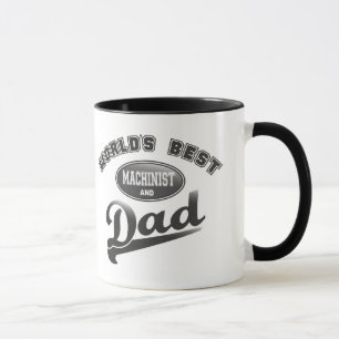 Världs bäst maskinist & pappa mugg