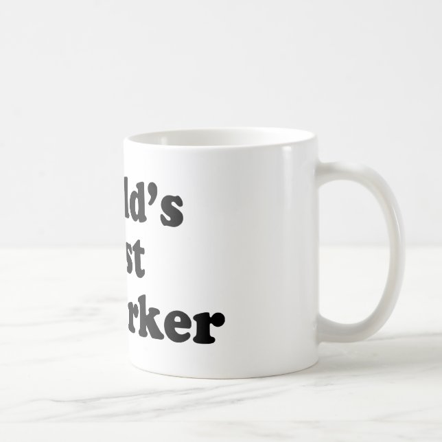 Världs bäst medarbetare kaffemugg (Höger)