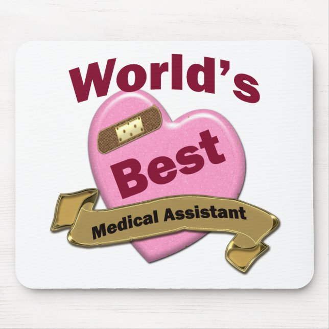 Världs bäst medicinska assistent musmatta (Framsidan)