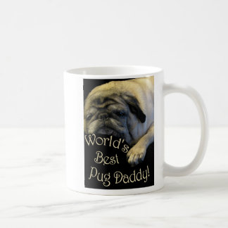 Världs bäst mopspappa kaffemugg