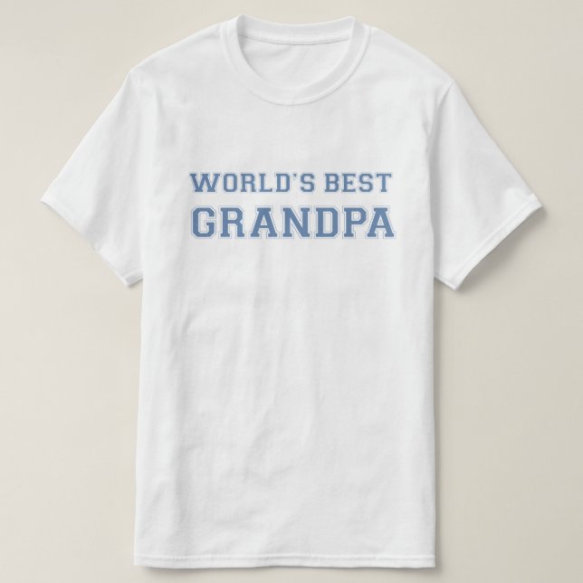 Världs bäst morfar tee shirt (Design framsida)