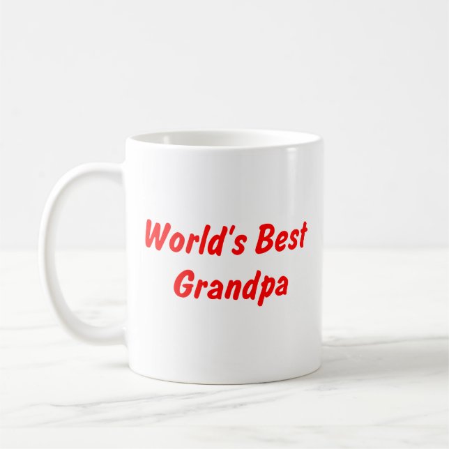 Världs bäst morfarmugg kaffemugg (Vänster)