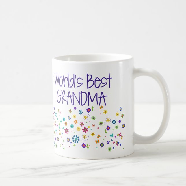 Världs bäst mormor kaffemugg (Höger)