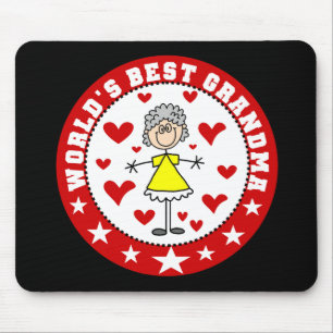 Världs bäst mormor Mousepad Musmatta
