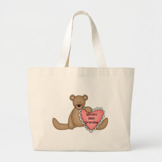 Världs bäst mormortotebag jumbo tygkasse
