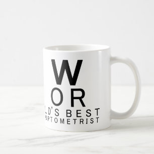 Världs bäst mugg för kaffe för optometrikergå