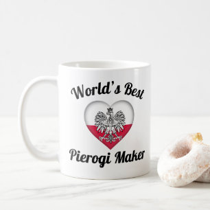 Världs bäst mugg för kaffe för Pierogi tillver