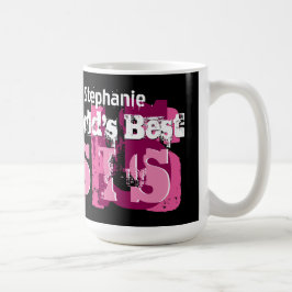 Världs bäst namn A04 för anpassningsbar för text Kaffemugg