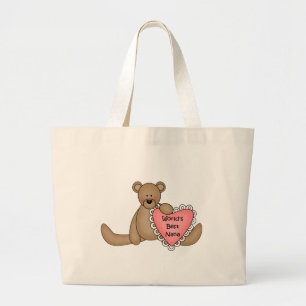 Världs bäst Nana totebag Jumbo Tygkasse