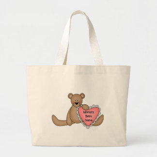 Världs bäst Nana totebag Jumbo Tygkasse