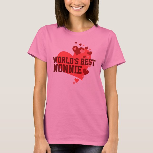 Världs bäst Nonnie T Shirt (Framsida)