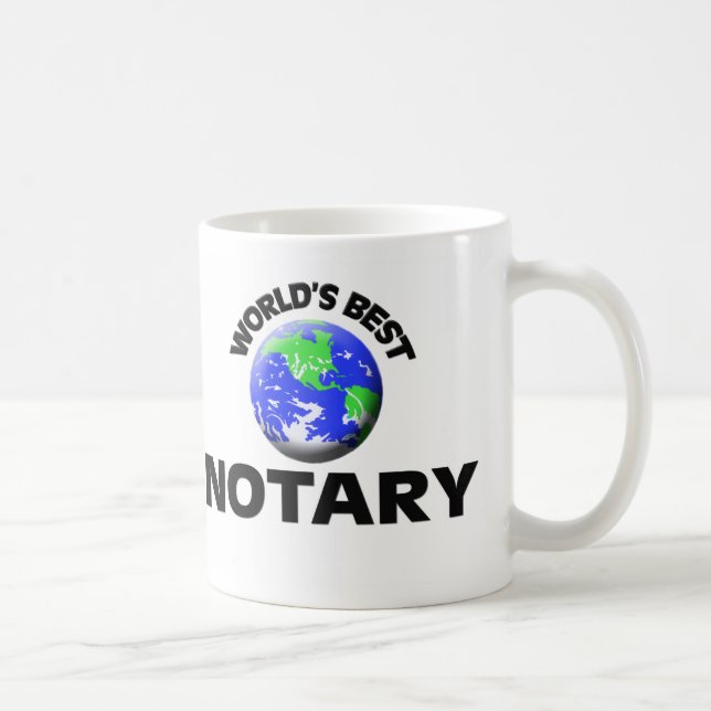 Världs bäst Notary Kaffemugg (Höger)