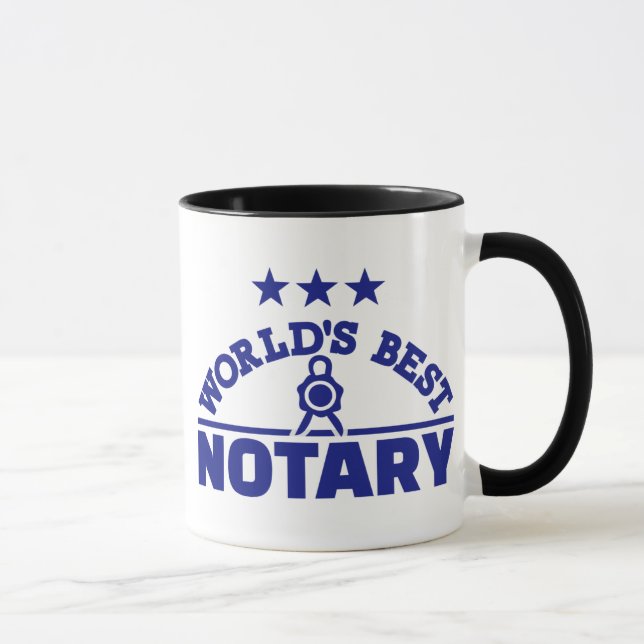 Världs bäst notary mugg (Höger)