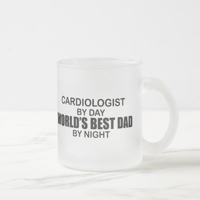 Världs bäst pappa - Cardiologist Frostad Glasmugg (Höger)