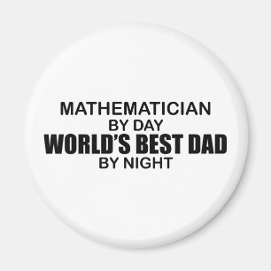 Världs bäst pappa - Mathematician Magnet