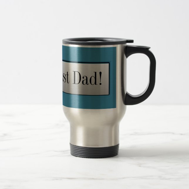 Världs bäst pappa! MetallID-Märkemugg Resemugg (Höger)