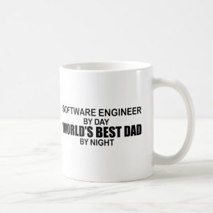 Världs bäst pappa - softwareingenjör kaffemugg