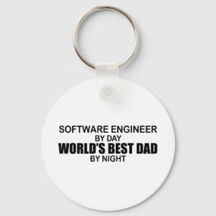 Världs bäst pappa - softwareingenjör nyckelring