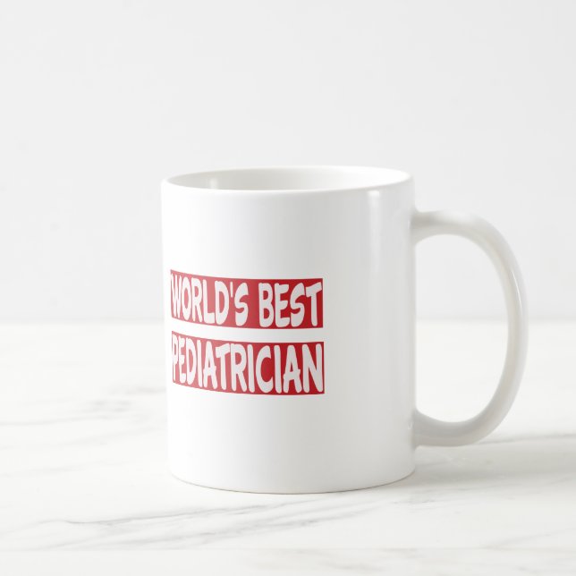 Världs bäst Pediatrician. Kaffemugg (Höger)