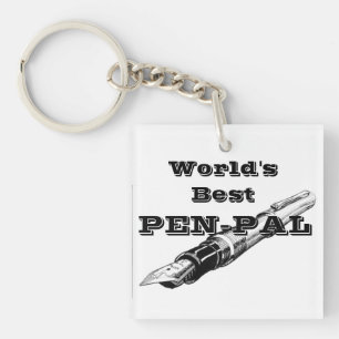 Världs bäst Penpalnyckelring
