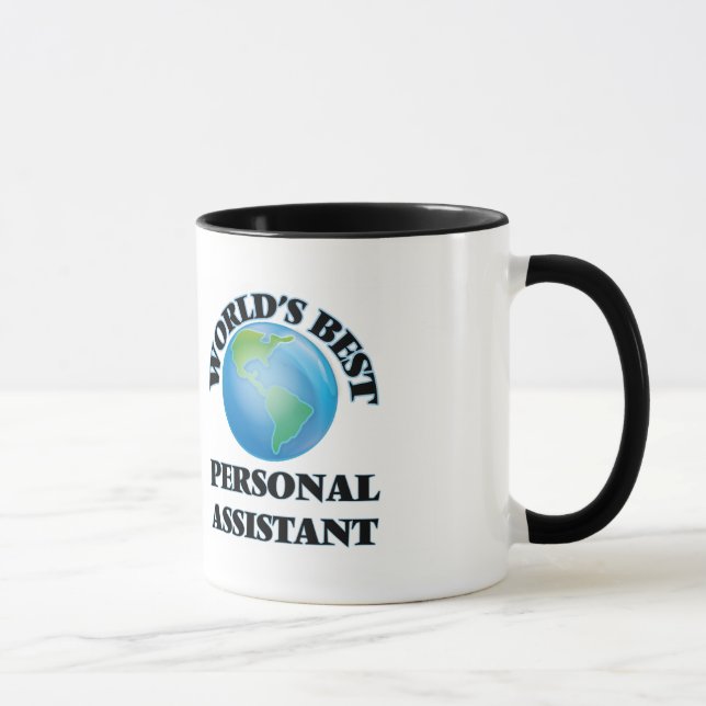 Världs bäst personliga assistent mugg (Höger)