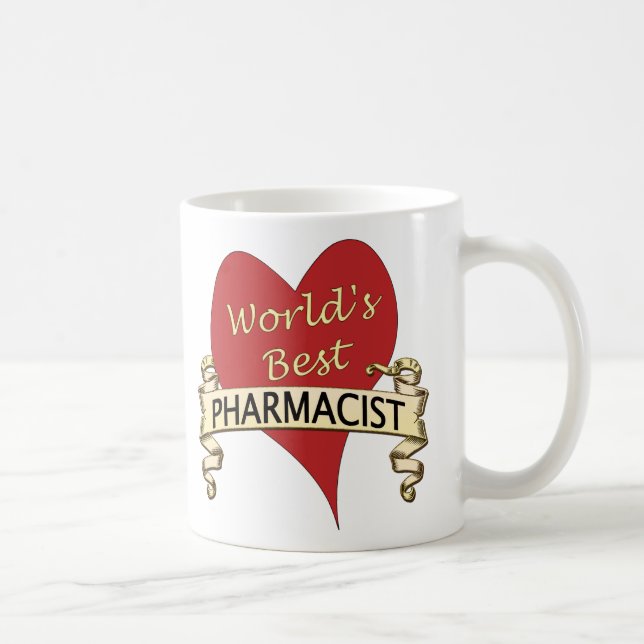 Världs bäst Pharmacist Kaffemugg (Höger)