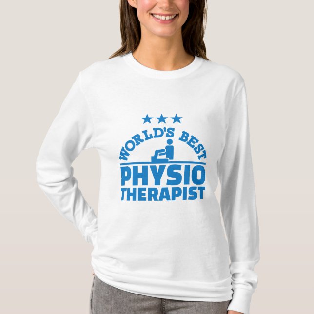 Världs bäst physiotherapist tröja (Framsida)