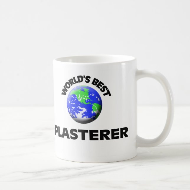 Världs bäst Plasterer Kaffemugg (Höger)