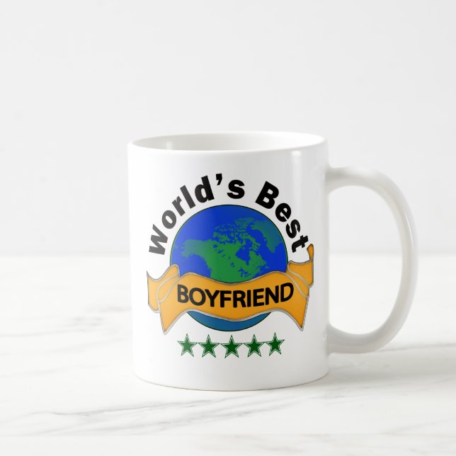 Världs bäst pojkvän kaffemugg (Höger)
