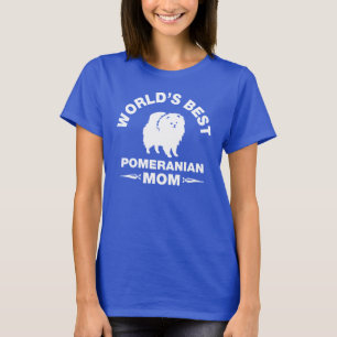 världs bäst pomeranian mamma tee