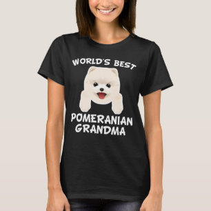 Världs bäst Pomeranian mormor T Shirt