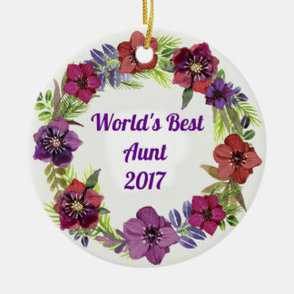 Världs bäst prydnad för mosterjul julgransprydnad keramik